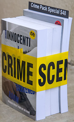 Crime Scene Special: 4 titles - I Walked a Crooked Mile, I Lay Awake in a Darkened Room, Friday Night FIsh Fry, & Mojave Green